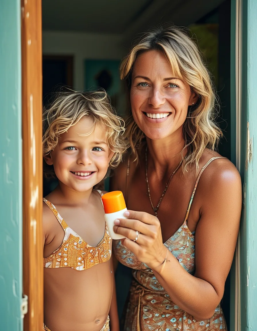 The Family Sunscreen Assembly Line: Getting SPF on Small Moving Targets